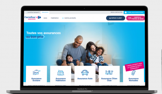 Interface Carrefour Assurance